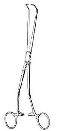 Miltex Kahn Tenaculum Forceps 9-1/2 Angled Jw And Bent Shank