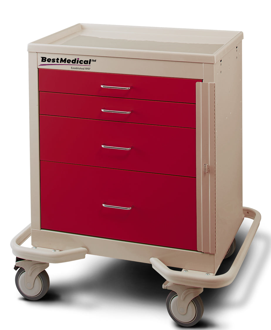 MPD 4 Drawer Emergency Crash Cart - 39.75"H