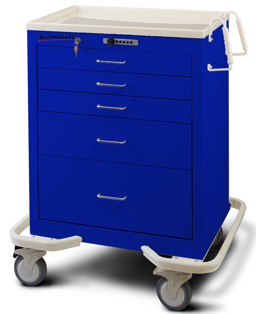 MPD 5 Drawer Anesthesia Cart
