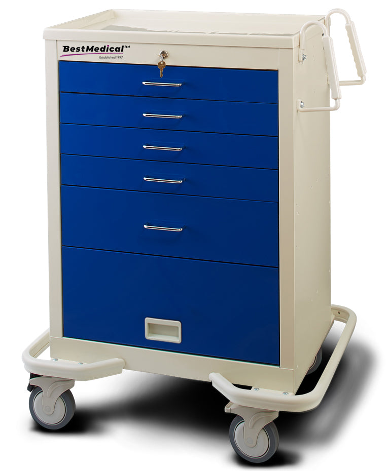 MPD 5 Drawer Anesthesia Cart with Panel