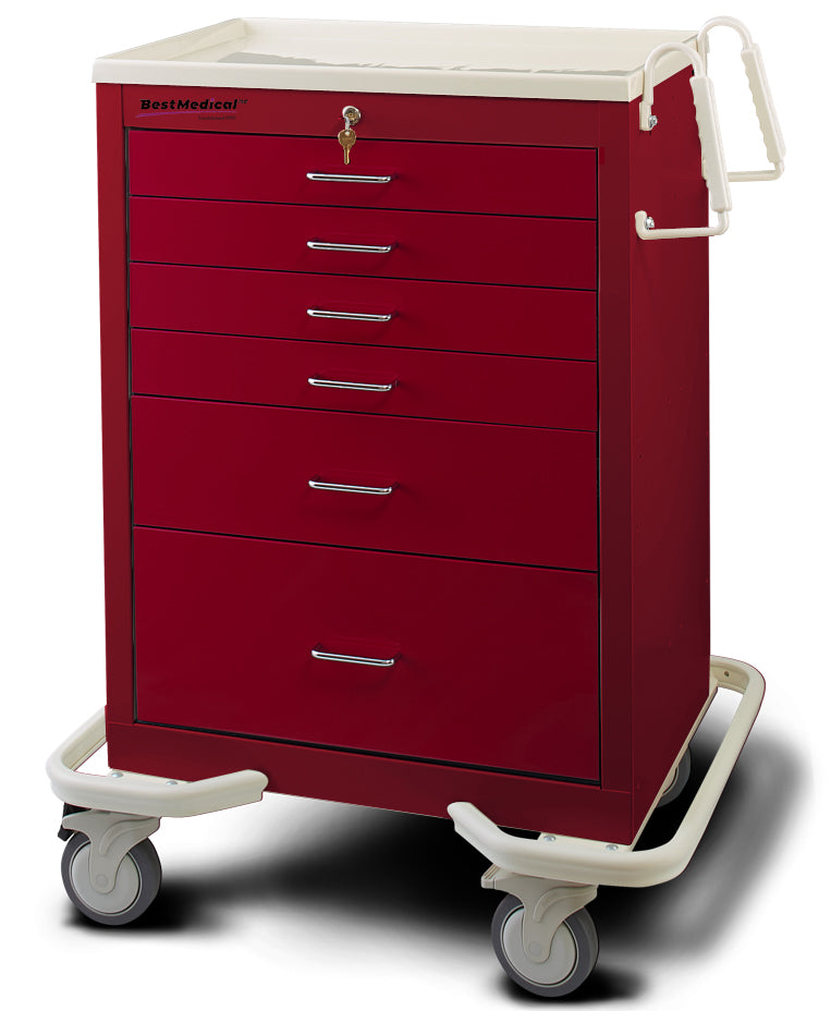 MPD 6 Drawers Emergency Crash Cart