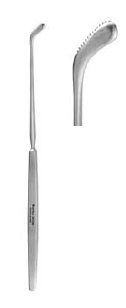 FISHER TONSIL KNIFE 8-1/2, CURVED BLADE, SERRATED