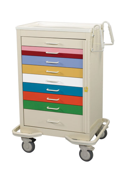 MPD 9 Drawer Anesthesia Cart