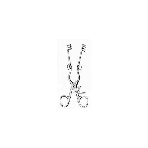Miltex Beckman-Weitlaner Retractor 9-1/2 Hinged 3X4 Blunt