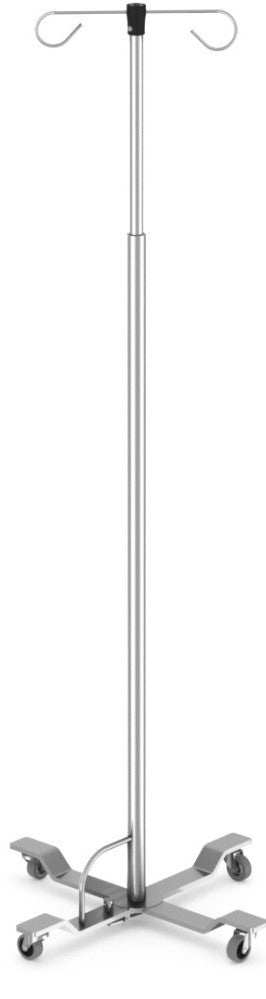 IV Pole Foot Operated 4-Leg Stand Welded Base