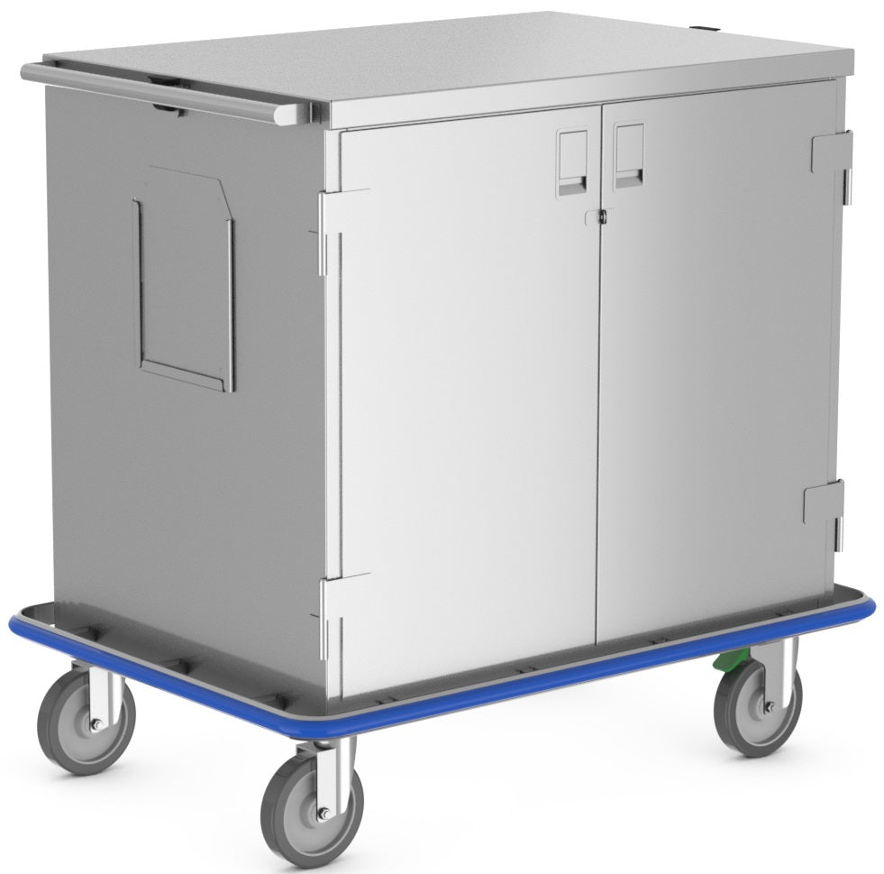 Surgical Closed Case Cart with 2 Solid Doors