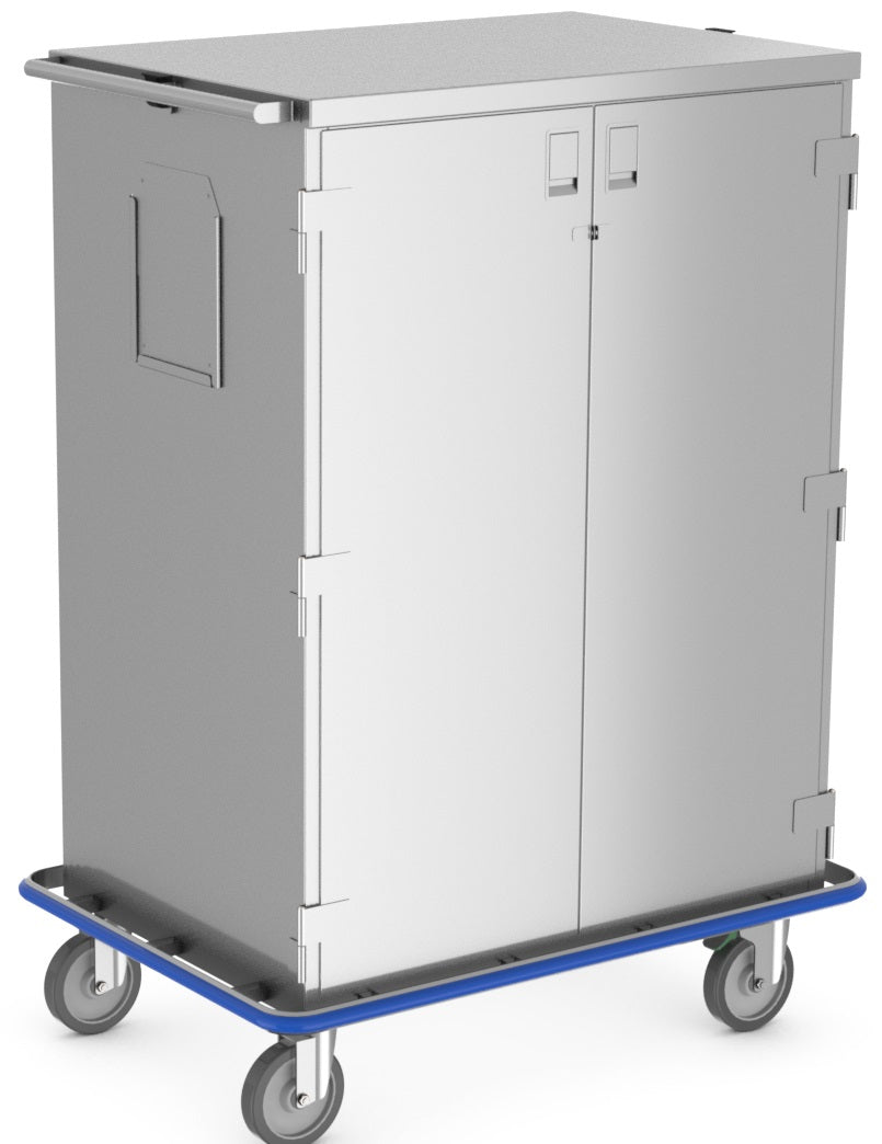 Surgical Closed Case Cart with 2 Solid Doors