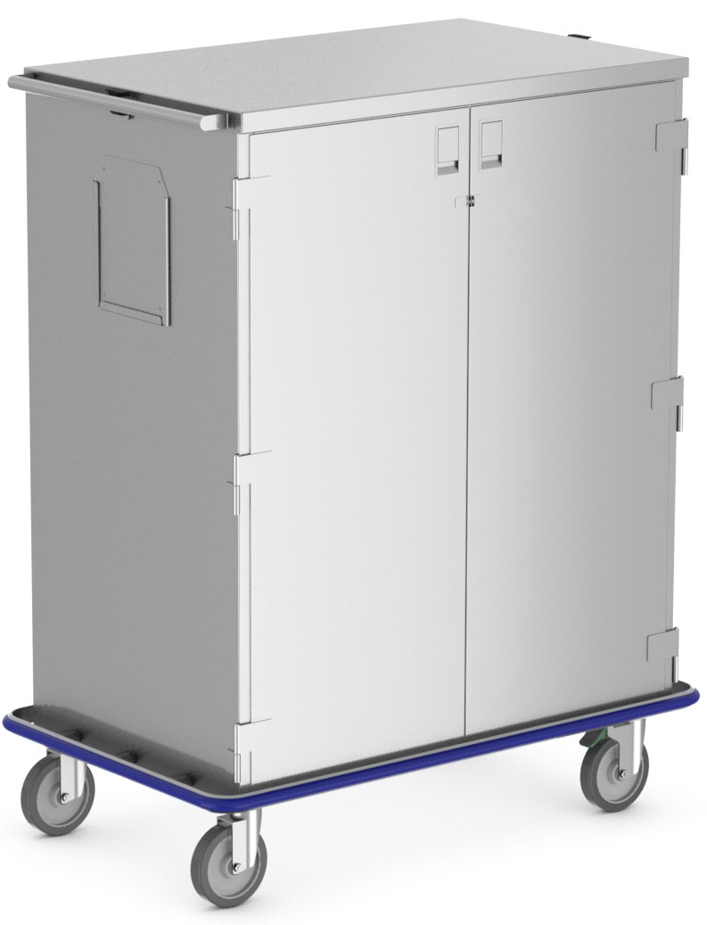 Surgical Closed Case Cart with 2 Solid Doors