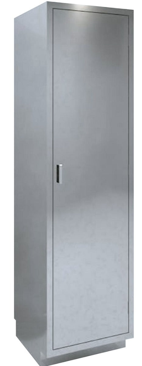 Single Solid Door High Cabinet Stainless steel