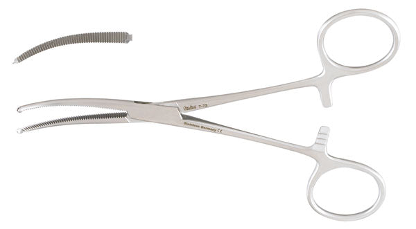 Miltex Baby Ochsner Forceps, 5-1/2, Curved, 1 X 2 Teeth