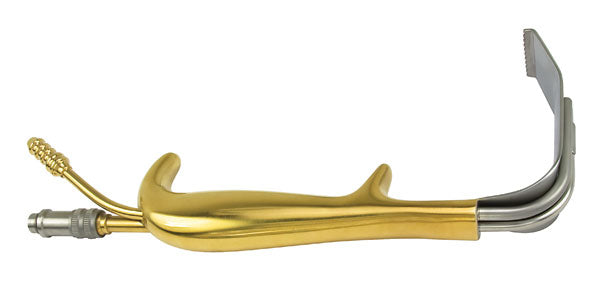 Miltex Tbts-Style Fiber Optic Retractor, W/Suction, 190mm