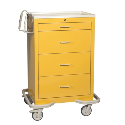 MPD 4 Drawer Isolation Cart - 46.25"H