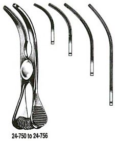 Miltex Glover Bulldog Clamp, 3, Curved, 51Mm Jaw