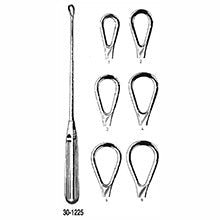 Miltex Thomas Uterine Curette 11-1/2,Sz:3,19.5X12Mm,Blunt