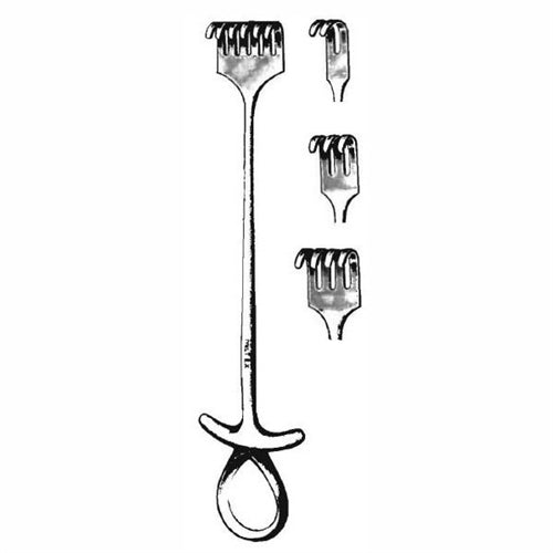 Miltex Murphy Retractor, 7-3/4, 3 Prongs, Sharp