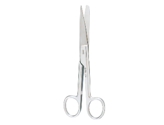 UTILITY Scissors 6-1/2, STR, SHARP/BLUNT, 1 Serrated BLADE