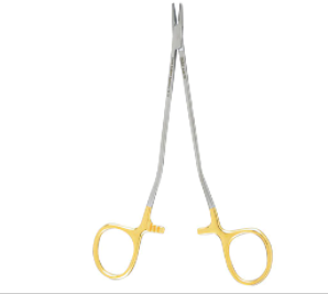 Cooley Needle Holder 5-7/8- Tc- Serrated Jaws